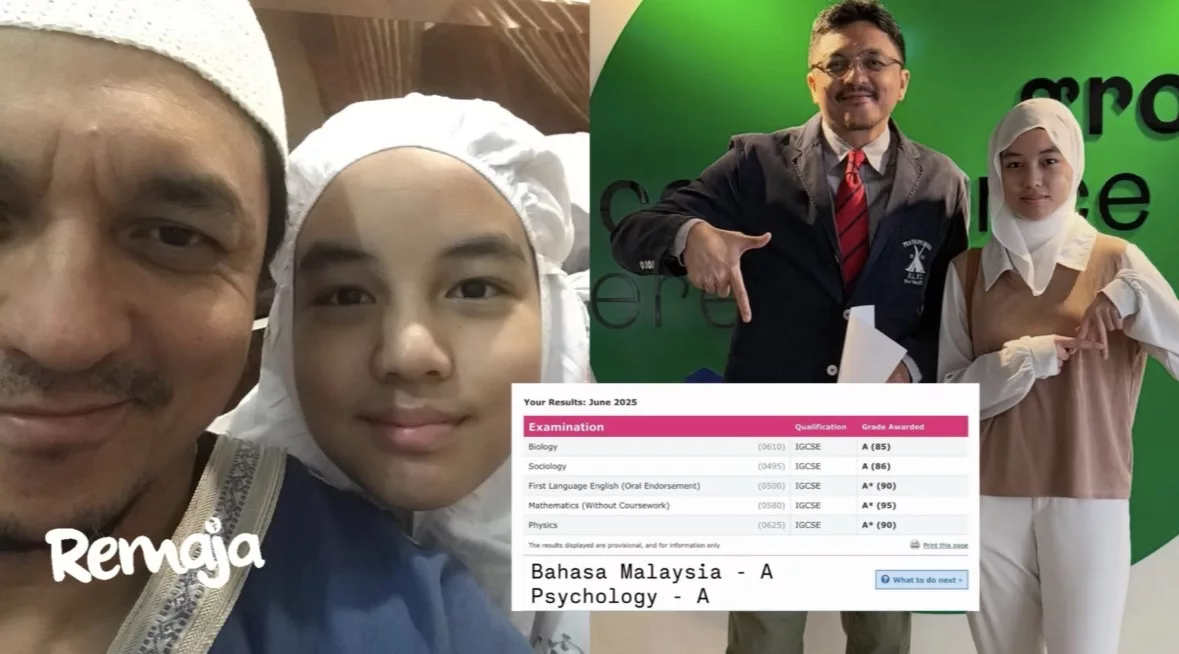 Engku Emran Bangga, Titip Pesanan Bermakna Buat Aleesya Selepas Raih Keputusan Cemerlang Peperiksaan IGCSE