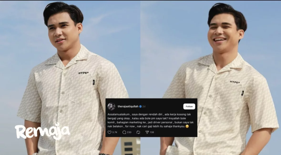 Atiq Azman Cari Kerja Sambilan, Mahu Tambah Pendapatan Sampingan