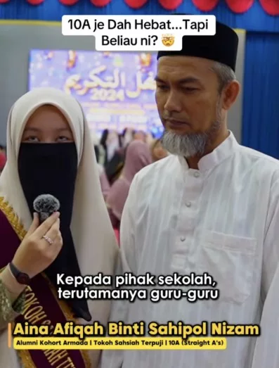 Pelajar Hafizah 10A SPM Tular Beri Ucapan Dalam Bahasa Jepun, Ramai Kagum Subarashii!