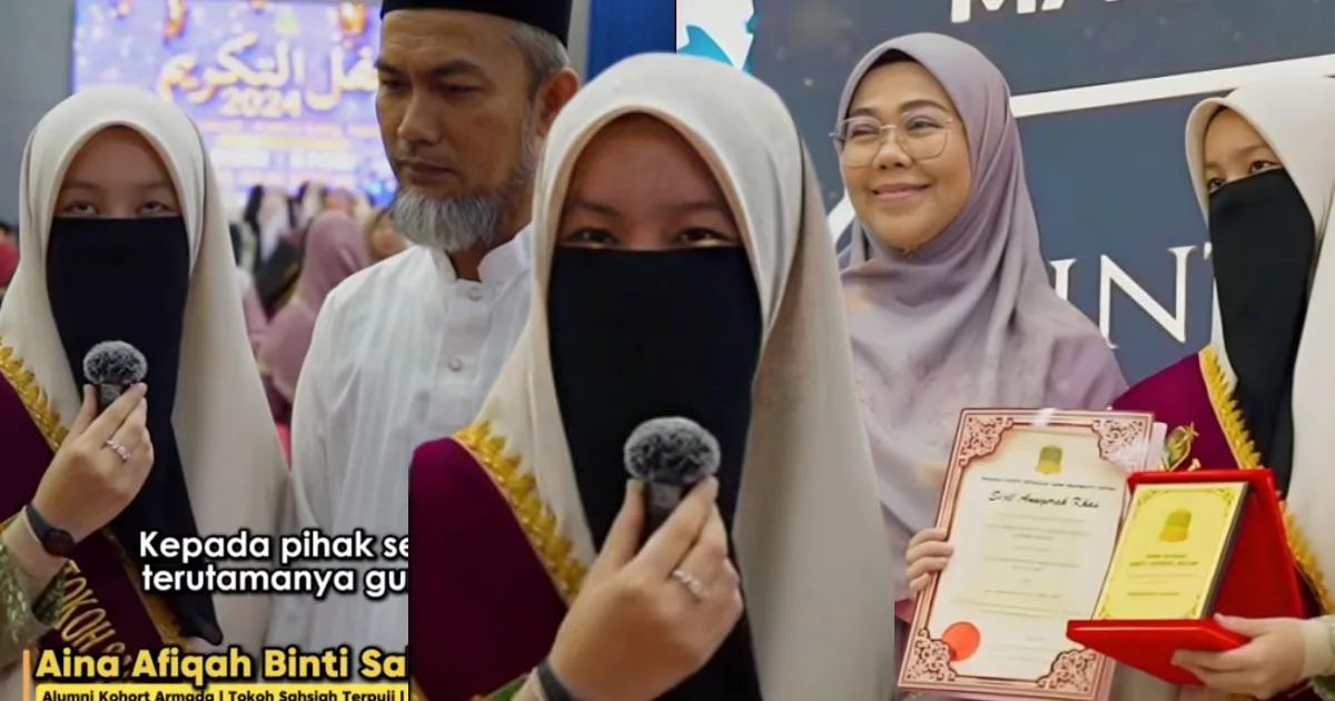 Pelajar Hafizah 10A SPM Tular Beri Ucapan Dalam Bahasa Jepun, Ramai Kagum Subarashii!