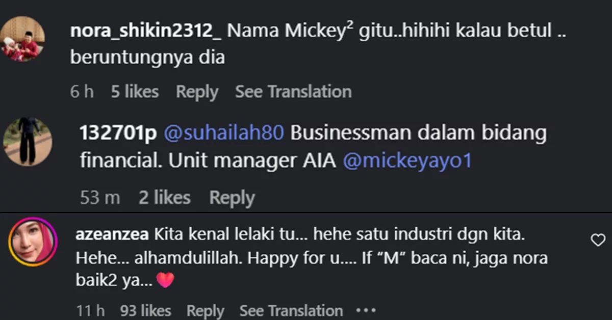 Lelaki Bercermin Mata & Berkopiah Didakwa Kekasih Baru Nora Danish