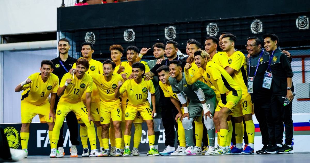 Malaysia Lakar Kemenangan Bergaya, Benam Bangladesh 7-1 Di Piala Asia Futsal 2026