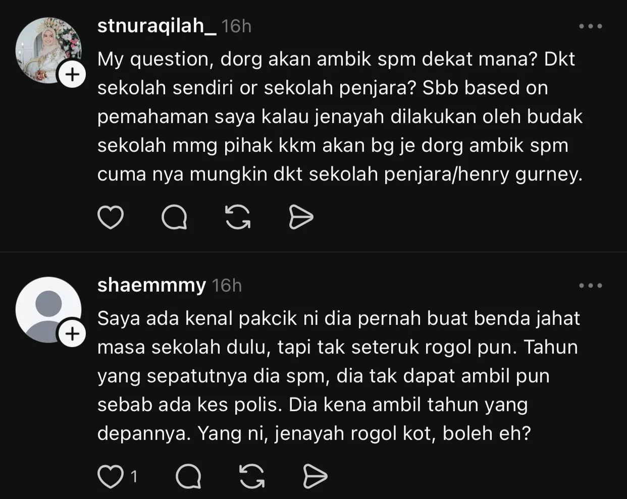 Kes Rogol Pelajar: Netizen Luah Rasa Tidak Puas Hati, Persoal Keputusan KPM Benarkan Empat Pelajar Tertuduh Duduki SPM