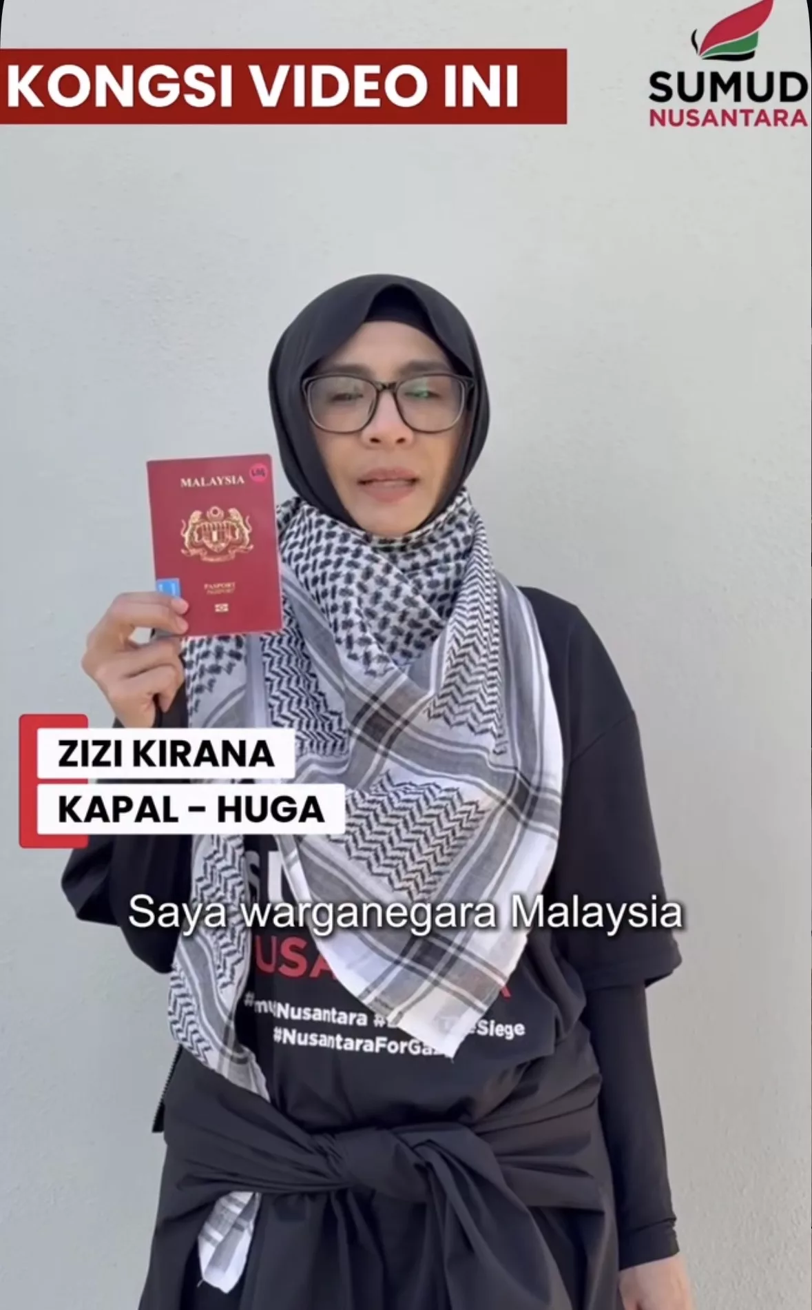 12 Aktivis Kemanusiaan Malaysia Termasuk Zizi Kirana & Heliza Helmi Ditahan Israel Ketika Sertai Misi Flotilla Ke Gaza