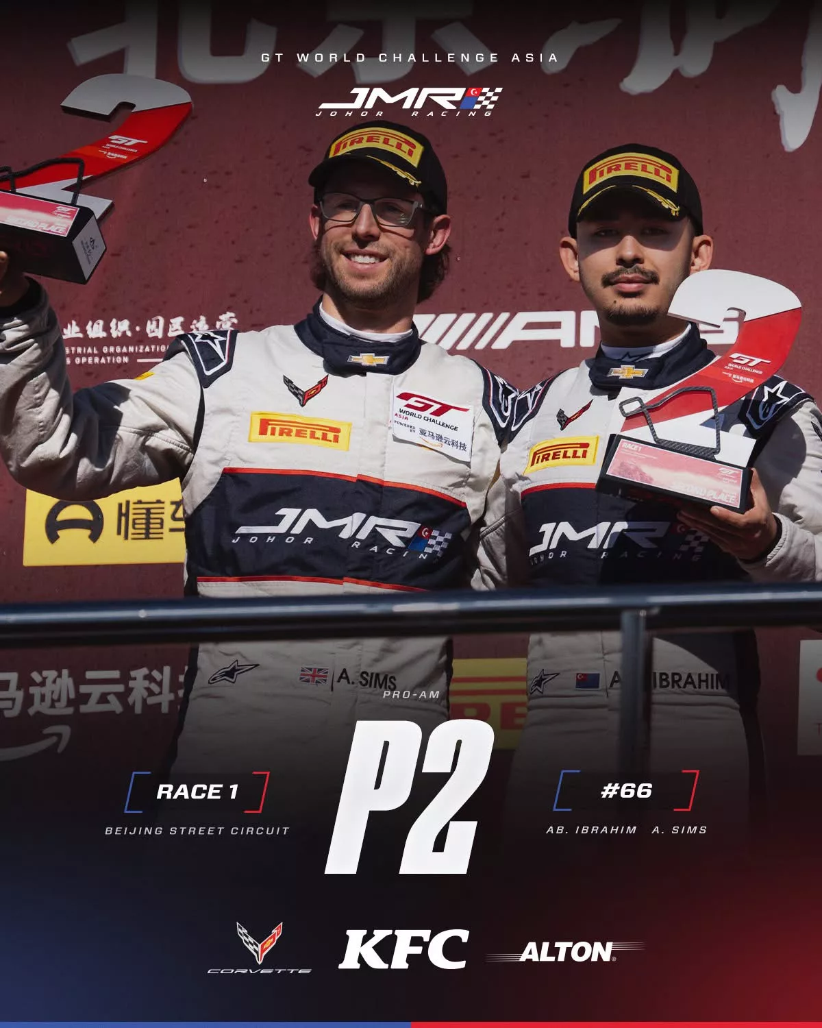 YAM Tunku Abdul Rahman Cemerlang Naib Juara Pro-Am GT World Challenge Asia 2025 Di Beijing 9 YAM Tunku Abdul Rahman Cemerlang Naib Juara Pro-Am GT World Challenge Asia 2025 Di Beijing