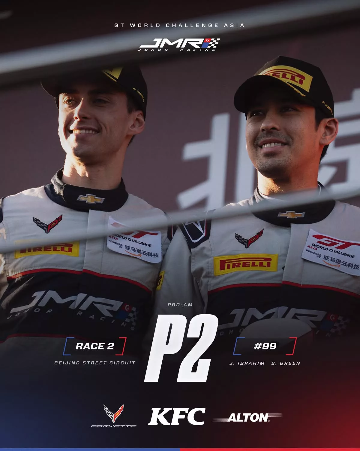 YAM Tunku Abdul Rahman Cemerlang Naib Juara Pro-Am GT World Challenge Asia 2025 Di Beijing 8 YAM Tunku Abdul Rahman Cemerlang Naib Juara Pro-Am GT World Challenge Asia 2025 Di Beijing