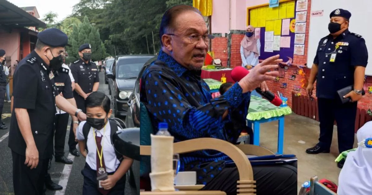 PM Anwar Umum Penempatan Polis Di Sekolah Demi Keselamatan Remaja!