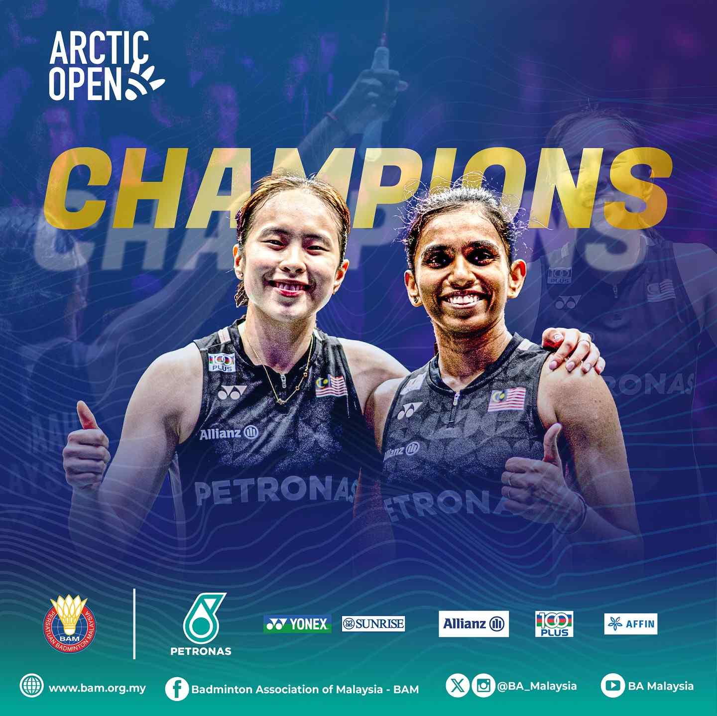 #GirlPower: Pearly Tan-M Thinaah Pamer Aksi Cemerlang! Raih Kejuaraan Di Terbuka Artik 2025 