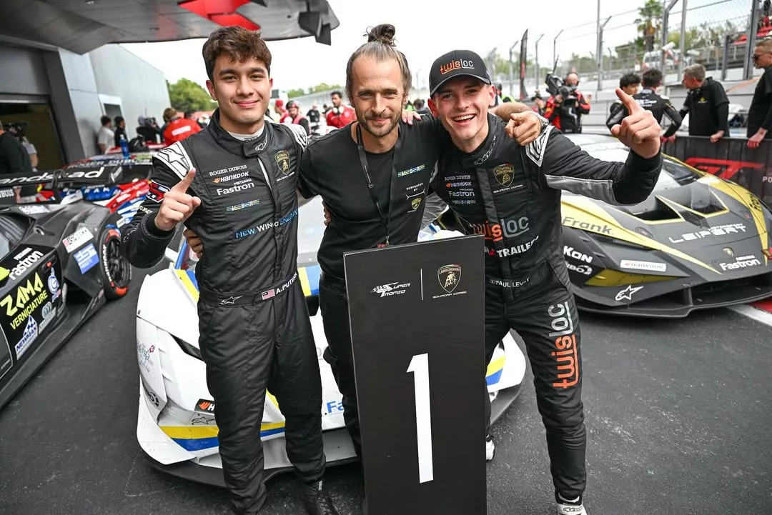 Putera Adam Cipta Sejarah Gemilang Di Eropah! Raih Kejuaraan Berganda Lamborghini Super Trofeo
