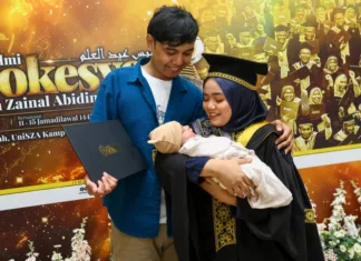 Hamil Di Semester Akhir, Graduan UniSZA Ini Raih Dua Anugerah Tertinggi Walau Hadapi Pelbagai Cabaran