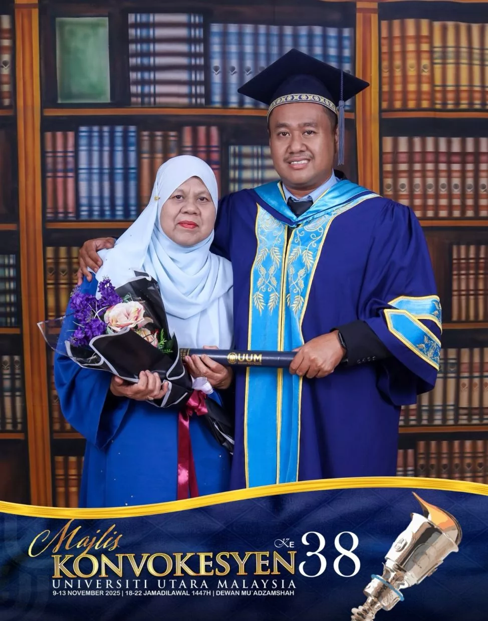 Tiga Tahun Dalam Penjara Tak Matikan Semangat Mohd Razin Untuk Genggam Ijazah. Tahniah!