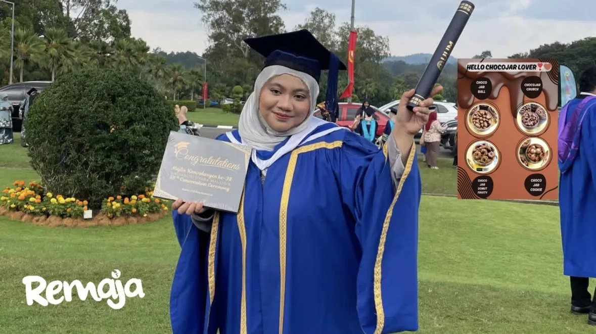 Jual Chocojar Demi Tampung Pengajian, Anak Yatim Berjaya Genggam Segulung Ijazah Tanpa Pinjaman
