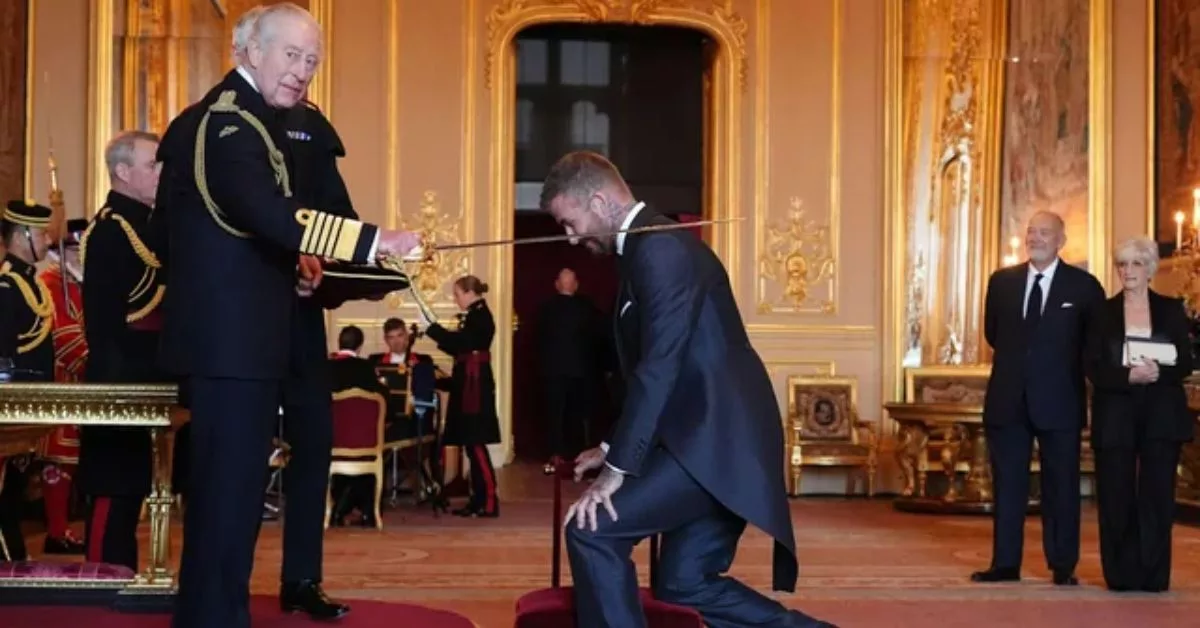 Sir David Beckham: Bekas Kapten England Terima Gelaran Kesatria Dari Raja Charles III