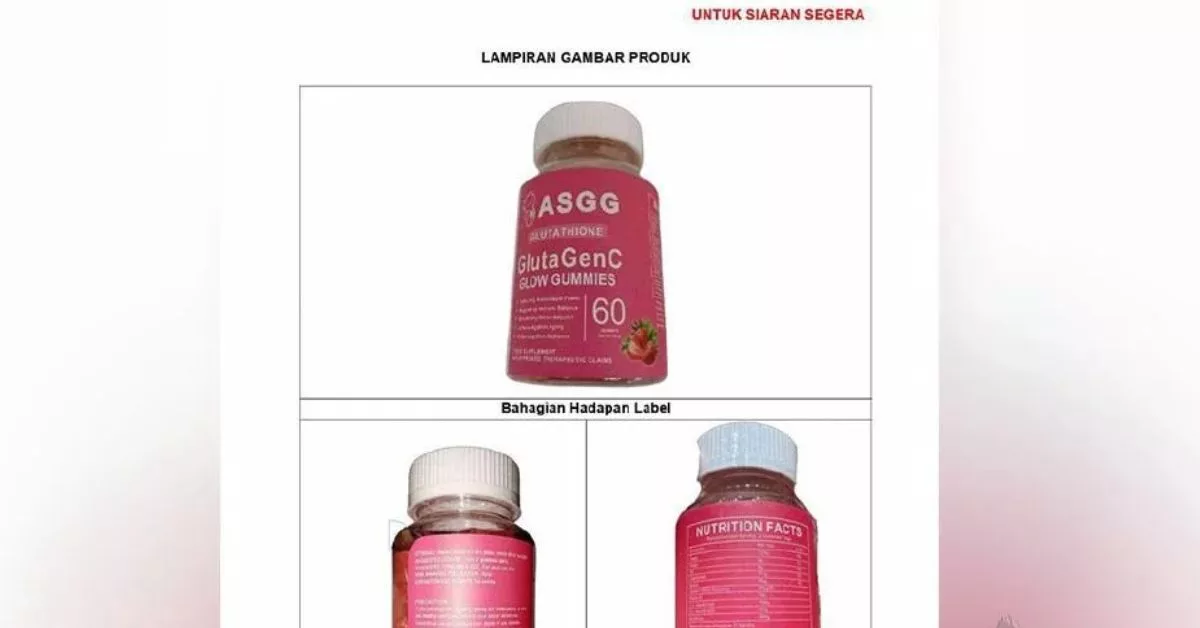 Glow Gummies Diharamkan KKM: Amaran Serius & Bahaya Tersembunyi Produk Viral Ini