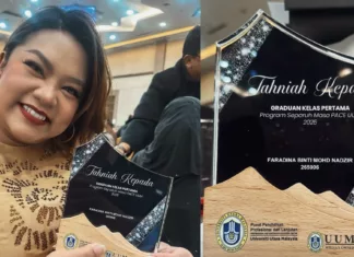 “I’ve Completed My Degree Abah…” Dina Nadzir Raih Anugerah Graduan Kelas Pertama UUM! Tahniah!