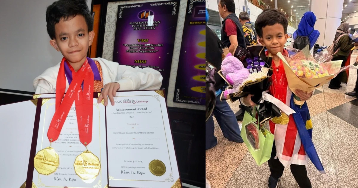 Muhammad Thaqif Bawa Pulang Dua Pingat Emas! Buktikan Pelajar OKU Mampu Harumkan Nama Di Pentas Antarabangsa