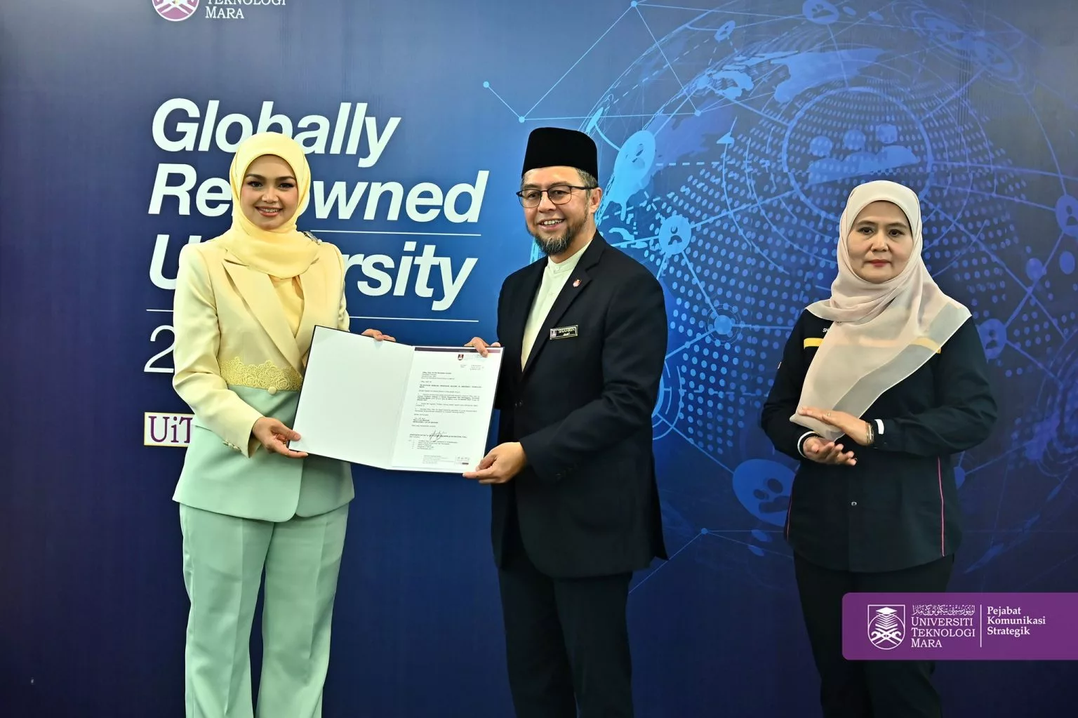 Siti Nurhaliza Dilantik Sebagai Profesor Adjung UiTM