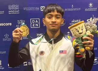 Muhammad Khairi Adib Azhar Pamer Aksi Cemerlang, Raih Emas Di Islamic Solidarity Games 2025