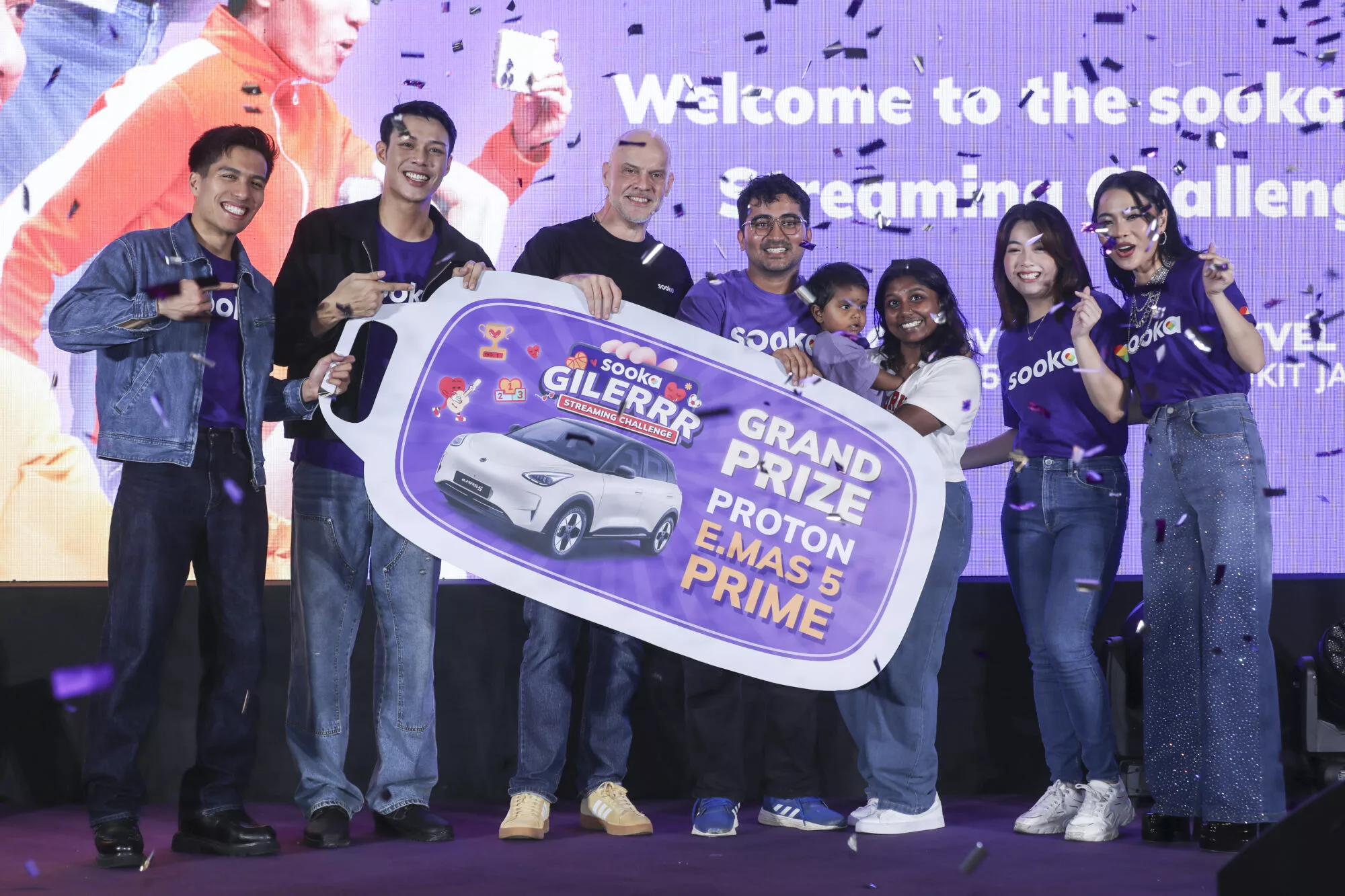 Acara sooka Gilerrr Streaming Challenge Diiktiraf Malaysia Book of Records, Pemenang Bawa Pulang Proton e.MAS 5!