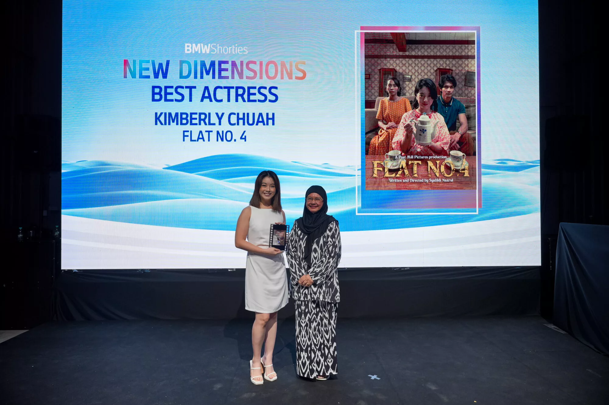 Kimberly Chuah Pelakon Wanita Terbaik BMW Shorties 2025, Kongsi Pentas Bersama Hana Roanne 6 Kimberly Chuah Pelakon Wanita Terbaik BMW Shorties 2025, Kongsi Pentas Bersama Hana Roanne