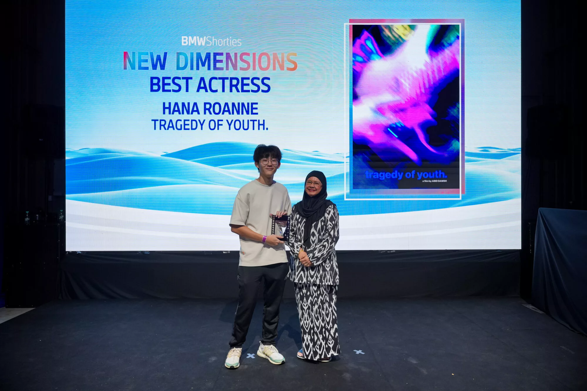 Kimberly Chuah Pelakon Wanita Terbaik BMW Shorties 2025, Kongsi Pentas Bersama Hana Roanne 7 Kimberly Chuah Pelakon Wanita Terbaik BMW Shorties 2025, Kongsi Pentas Bersama Hana Roanne