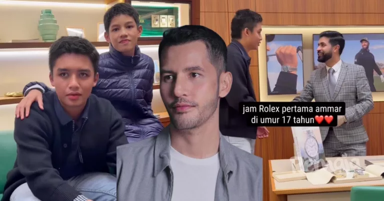 Aliff Syukri Hadiah Rolex Buat Ammar Bertatahkan Berlian, Bukan Saja-Saja Tapi Pelaburan Masa Depan