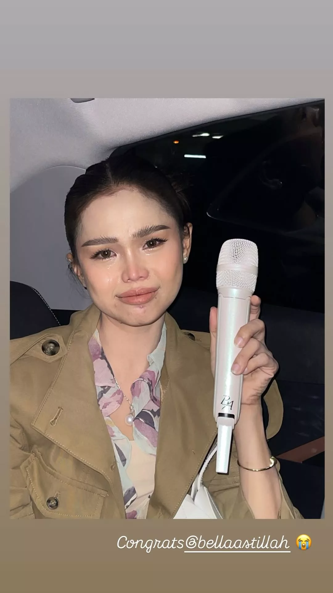 Lama Tahan Impian, Bella Astillah Sebak Akhirnya Miliki Mikrofon Idaman