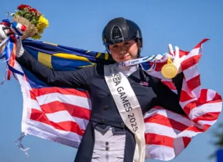 Tenang Di Bawah Tekanan, Penunggang Muda Negara Ini Ukir Sejarah Emas Sukan SEA