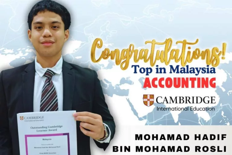 Anak MARA Cipta Sejarah, Raih Anugerah Top in Malaysia Subjek Perakaunan. Tahniah!