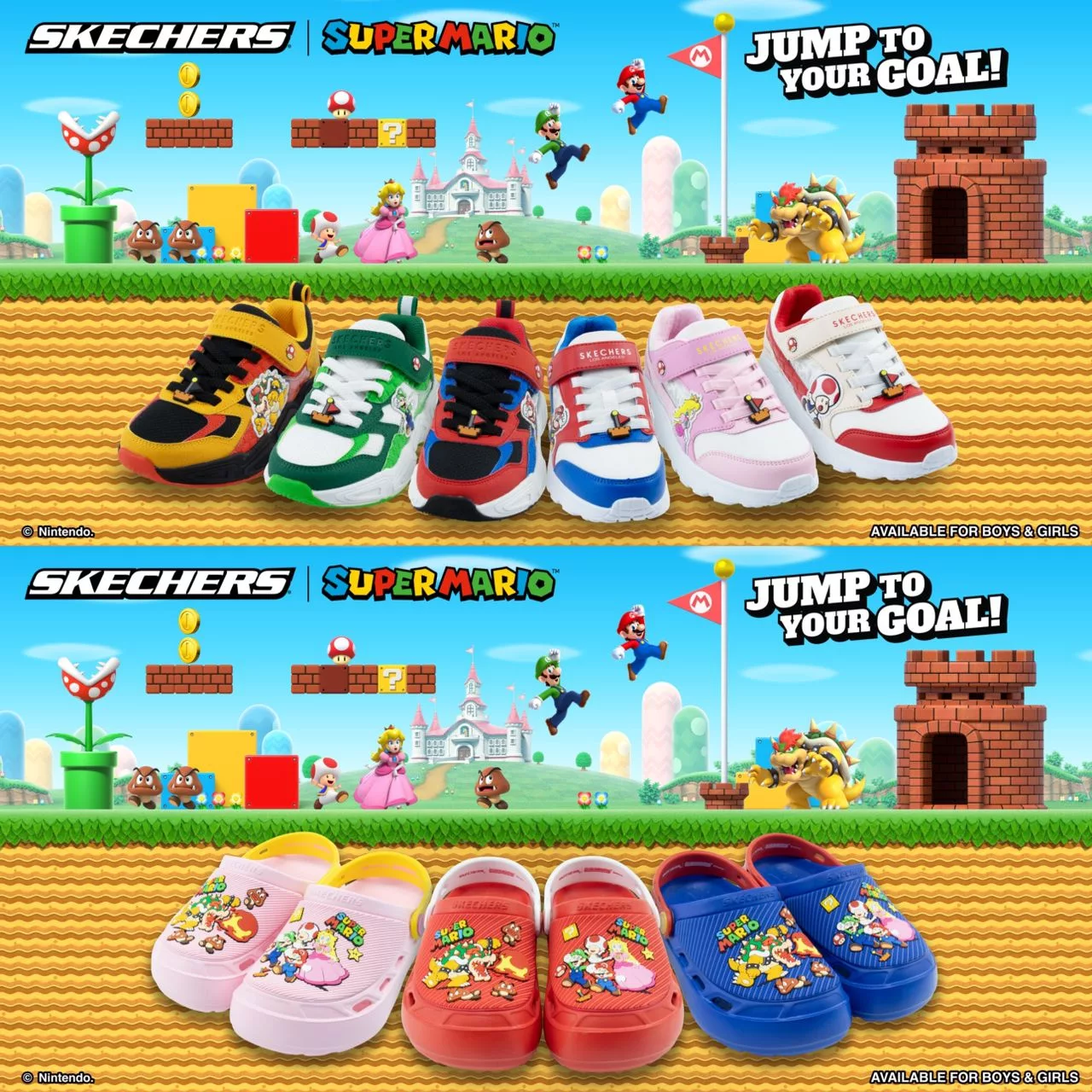Wow Skechers x Super Mario! Peminat Karakter Ikonik Nintendo Dah Boleh Serbu Sekarang! 9 Wow Skechers x Super Mario! Peminat Karakter Ikonik Nintendo Dah Boleh Serbu Sekarang!