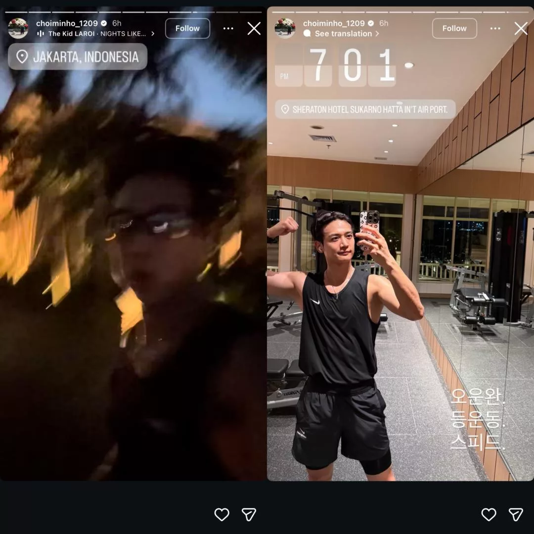 Minho SHINee Jadi Pelari ‘Kalcer’ Di Bawah Panas Terik Jakarta, Stamina Luar Biasa Buatkan Peminat Kagum