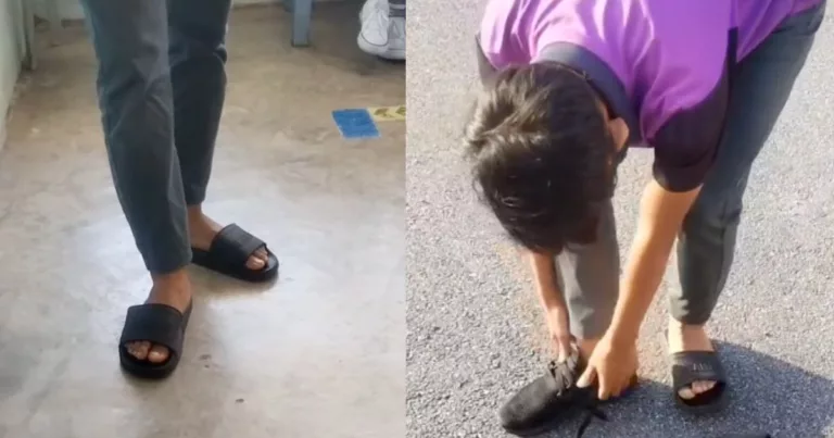 Cikgu Akram Sanggup Lepaskan Kasut Adidas Kesayangan Demi Seorang Murid
