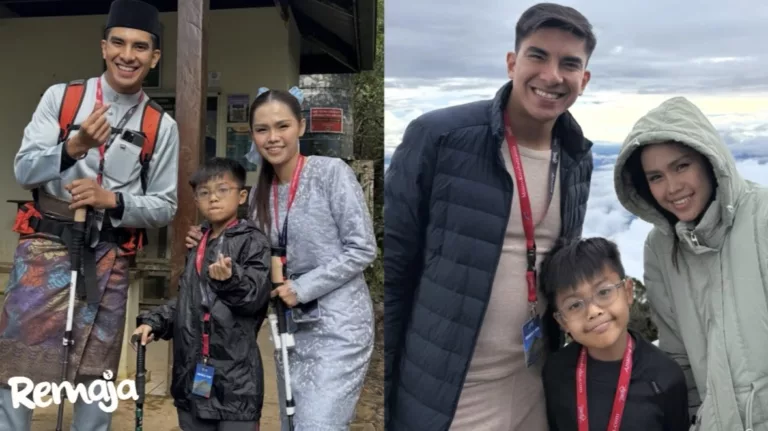Hebatnya IronKid Ayden! Baru 8 Tahun Dah Mendaki Gunung Kinabalu Bersama Bella Astillah & Syed Saddiq