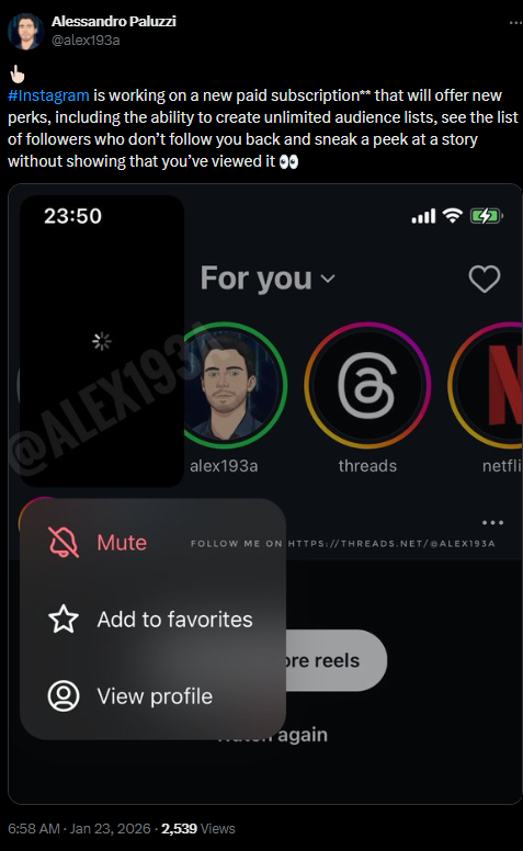 Meta Ingin Perkenal Pelan Berbayar, Boleh Tonton IG Stories Tanpa Tinggal Jejak Selepas Ini!