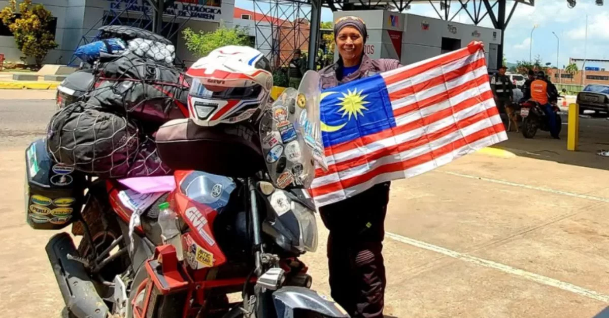 Wanita 58 Tahun Jelajah 7 Benua Dengan Motosikal 150cc, Kisah Inspirasi Luar Biasa