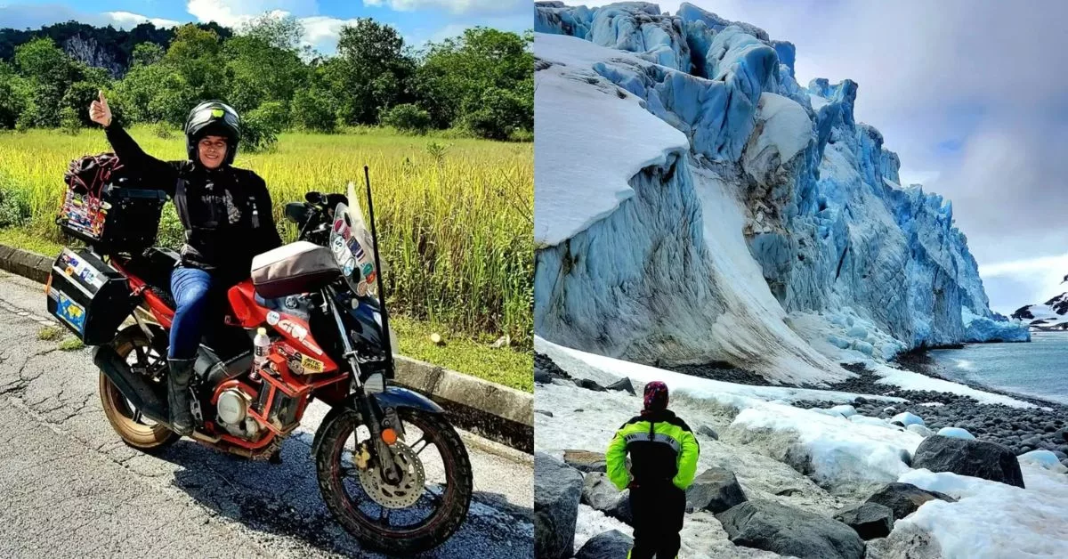 Wanita 58 Tahun Jelajah 7 Benua Dengan Motosikal 150cc, Kisah Inspirasi Luar Biasa