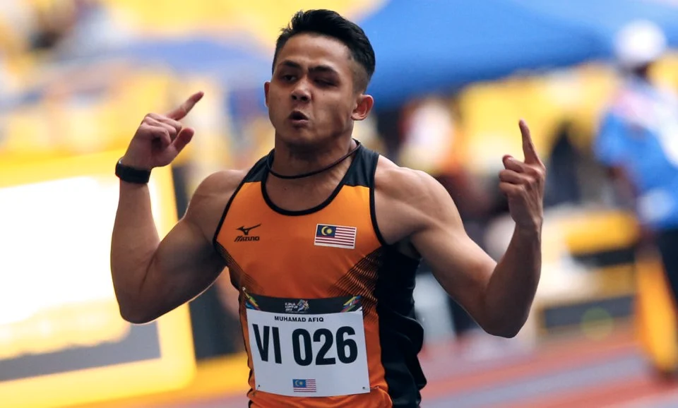 Muhamad Afiq Mohamad Ali Hanafiah Muncul Juara 100m T12, Emas Kekal Milik Malaysia! 5 Muhamad Afiq Mohamad Ali Hanafiah Muncul Juara 100m T12, Emas Kekal Milik Malaysia!
