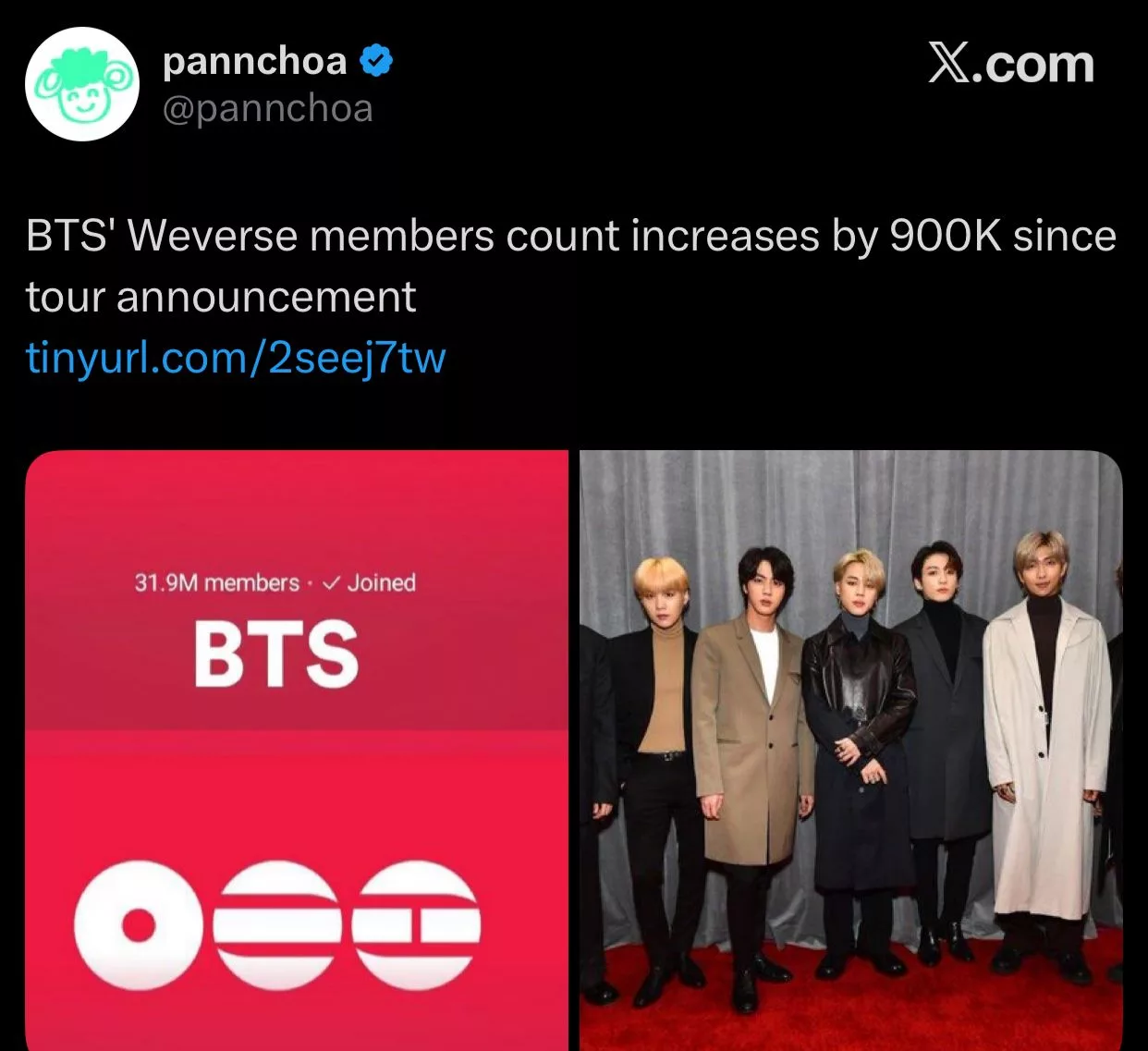 Semakin Sengit Nak ‘Battle’ Tiket! Comeback BTS Catat Lonjakan Hampir 1 Juta Subscriber Di Weverse & Spotify