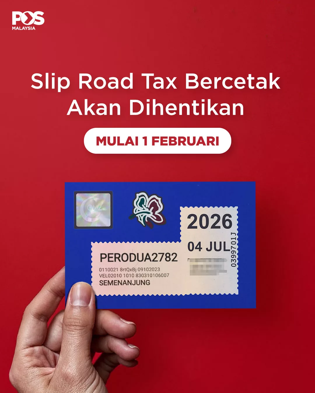 JPJ Beralih Sepenuhnya ke Digital, Lesen Kenderaan Motor Versi Bercetak Akan Ditamatkan Bermula Februari Ini 4 JPJ Beralih Sepenuhnya ke Digital, Lesen Kenderaan Motor Versi Bercetak Akan Ditamatkan Bermula Februari Ini