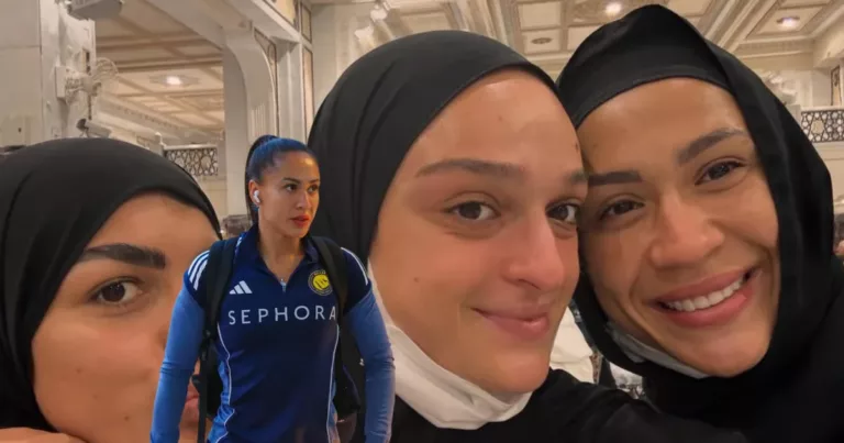 Pemain Bola Sepak Wanita Brazil, Kathellen Sousa Peluk Islam, Kini Tunaikan Umrah Di Tanah Suci
