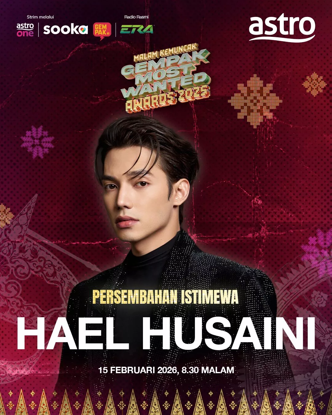 STRIM Gempak Most Wanted Awards 2025 di Astro One Ahad Ini, Bertemakan ‘Re-Culture’ Dengan Kehadiran Aina Abdul, ALPHA, Thalita & Ramai Lagi