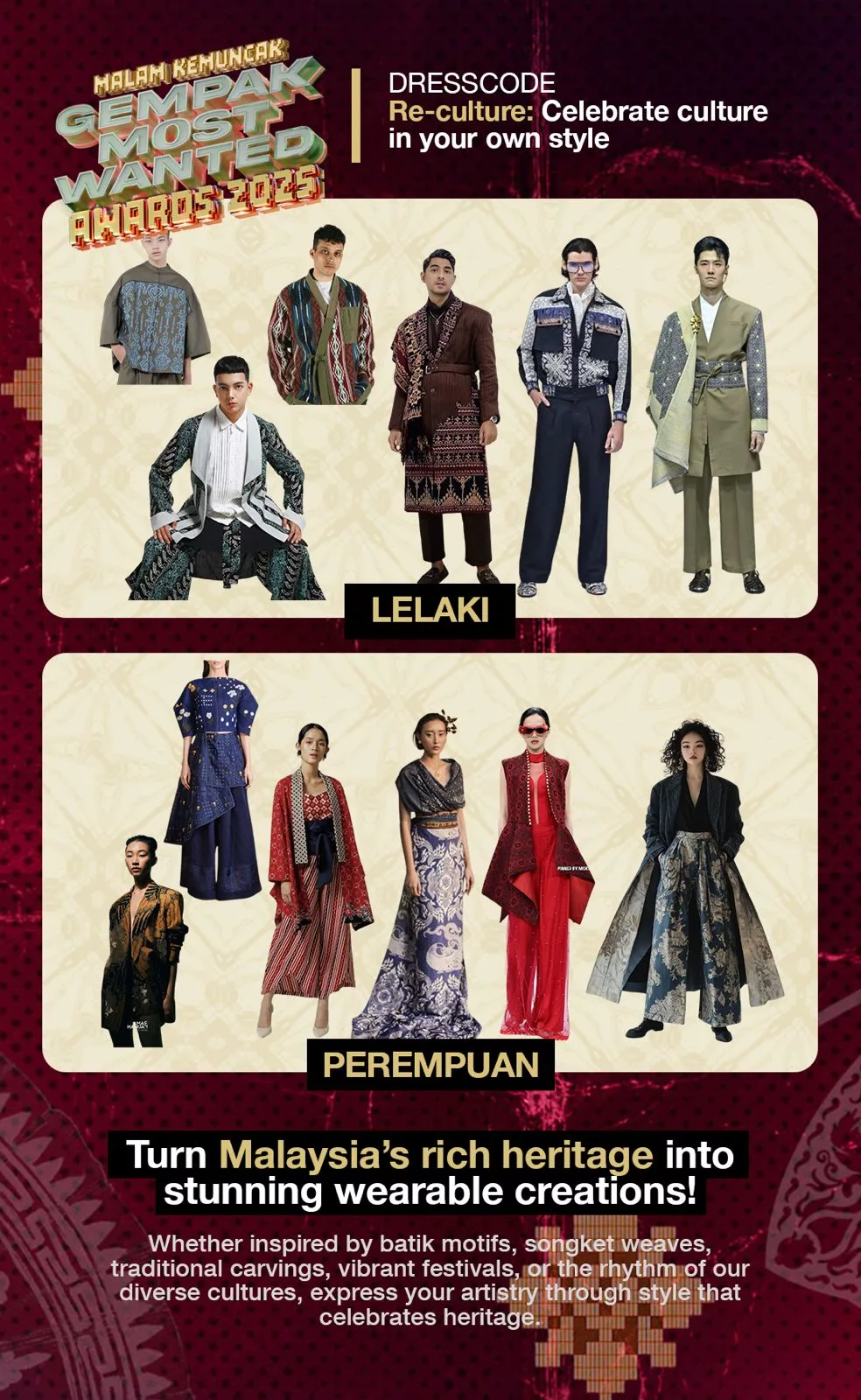 STRIM Gempak Most Wanted Awards 2025 di Astro One Ahad Ini, Bertemakan ‘Re-Culture’ Dengan Kehadiran Aina Abdul, ALPHA, Thalita & Ramai Lagi