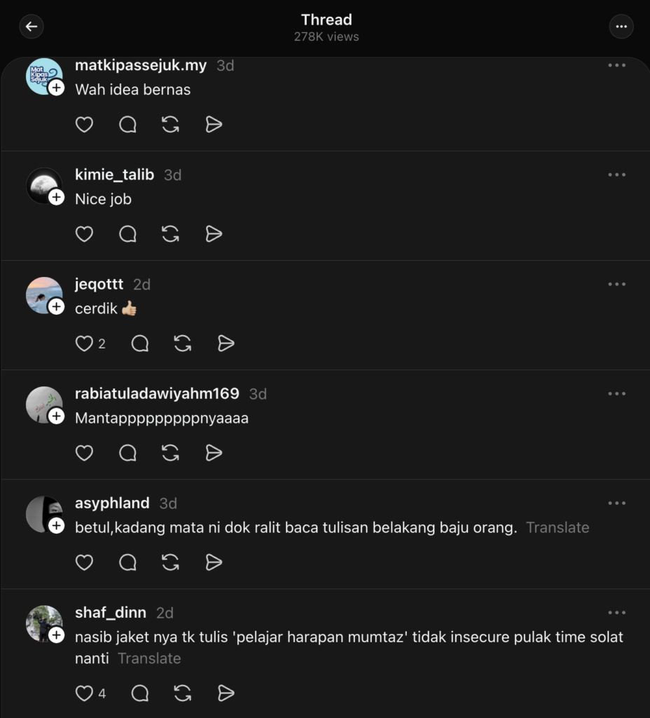 Masjid Sediakan ‘Jaket Solat’ Untuk Jemaah Berpakaian Kurang Sesuai, Raih Pujian Ramai