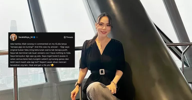 “Gigi Saya Original Bukan Fake” Dipersoal Warna Gigi, Farahdhiya ‘Sound’ Balik Netizen Dengan Jawapan Padu!