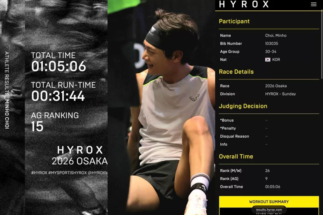 “Unlimited Energy!” Minho SHINee Sempat Sertai Hyrox Osaka Sebelum Tampil Di Pentas SMTOWN Di Fukuoka