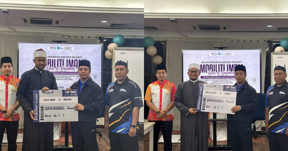 Empat Pelajar Tahfiz UPSI Galas Amanah Imam Di UK, Australia & Singapura Sempena Ramadan
