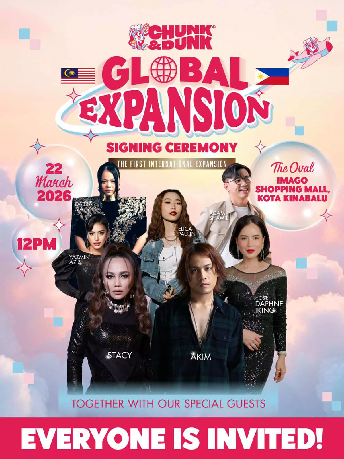 Anak Sabah ‘Mendonia’! Jenama F&B Tempatan, Chunk & Dunk Tembusi Pasaran Filipina April Ini