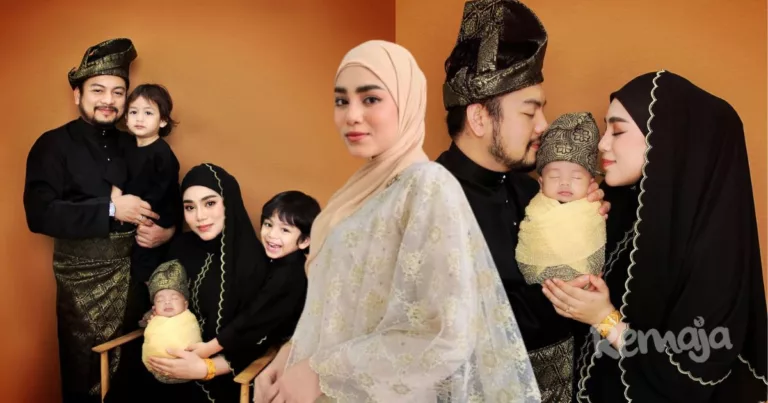 Genap Sebulan, Uyaina Arshad Dedah Nama Anak Ketiga, Pilih ‘Raja Uzayn’ Penuh Makna & Inspirasi