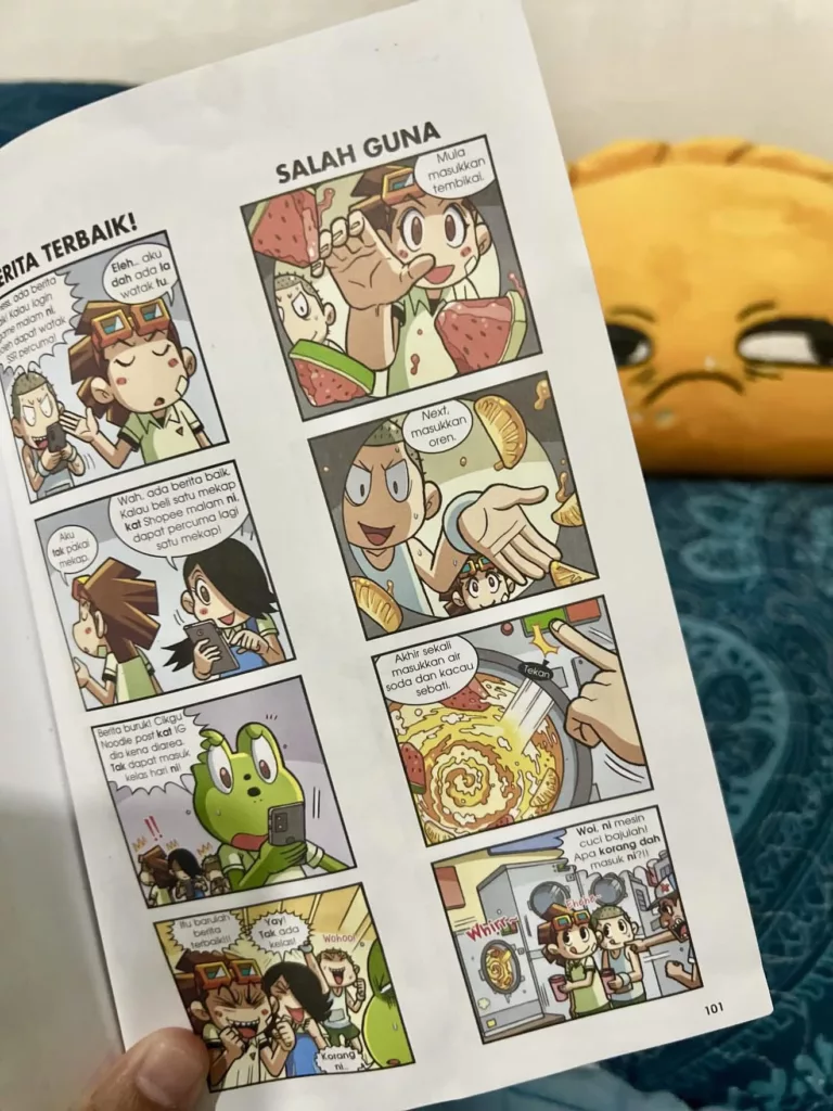 Ingatkan Nak Ikut Resipi Khairul Aming, Rupanya Anak Terpengaruh Komik Lawak Kampus