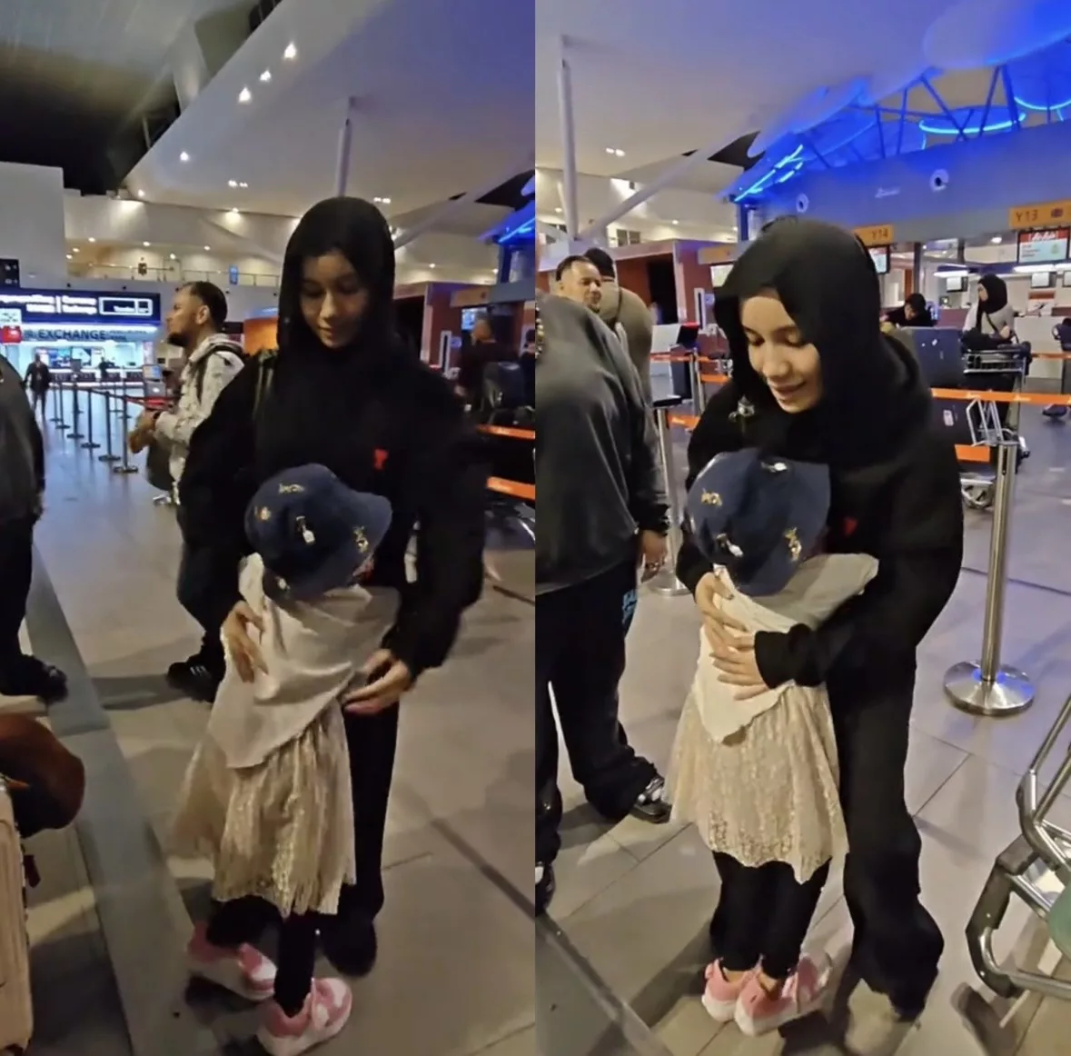 “The Real Orang Kaya Beradab Tinggi” -Didikan Aliff Syukri & Shahida Mohd Rashid Dipuji, Sikap Cess Curi Perhatian Di KLIA